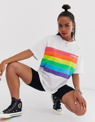 converse rainbow shirt