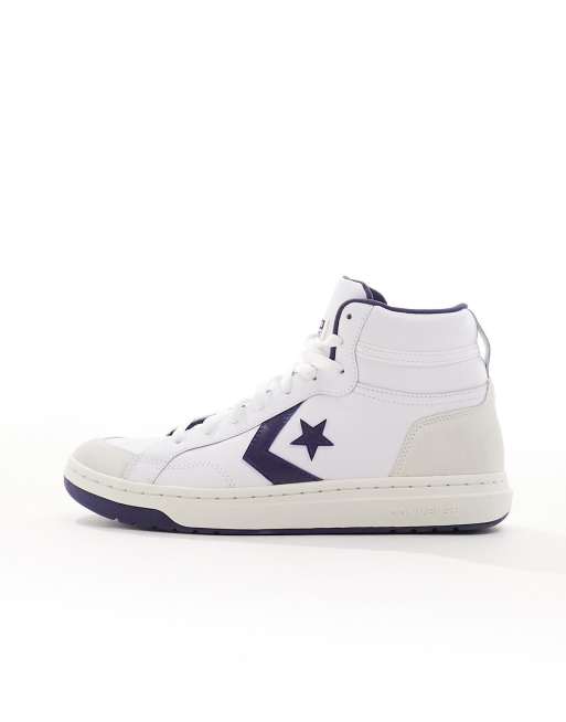 Converse Pro Blaze V2 Sneakers bianche e blu