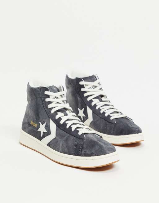 Converse Pro Hi Court Daze Baskets montantes en cuir et toile