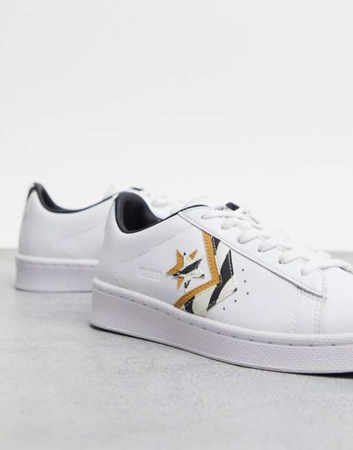 Converse pro best sale leather zebra