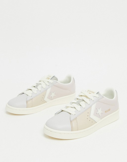 Converse Pro Leather pastel trainers