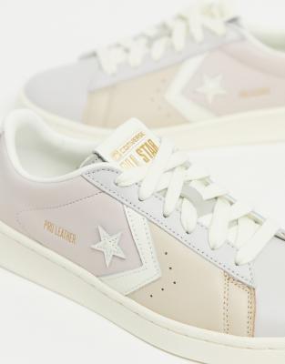 converse leather pastel