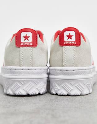 converse pro leather rosse