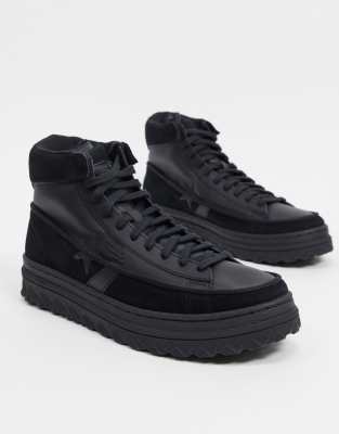 metallic vis pro leather x2 high top