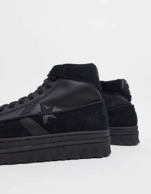 converse pro leather black
