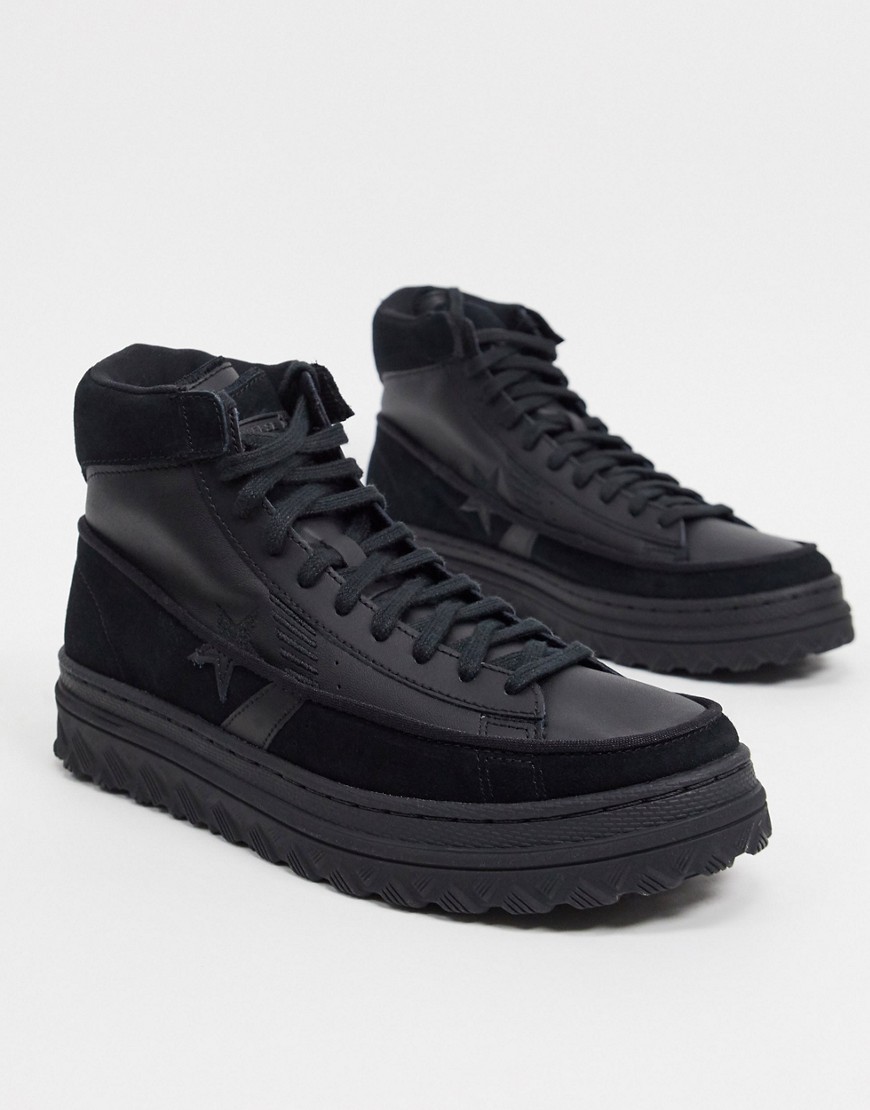 Converse - Pro Leather X2 - Sneakers alte nere-Nero