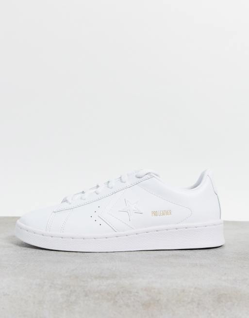 Converse Pro Sneakers in pelle bianca
