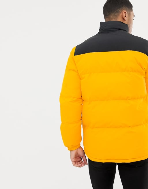 Converse puffer 2025 jacket in yellow