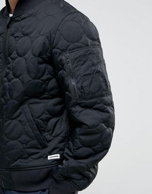 converse quilted shield bomber