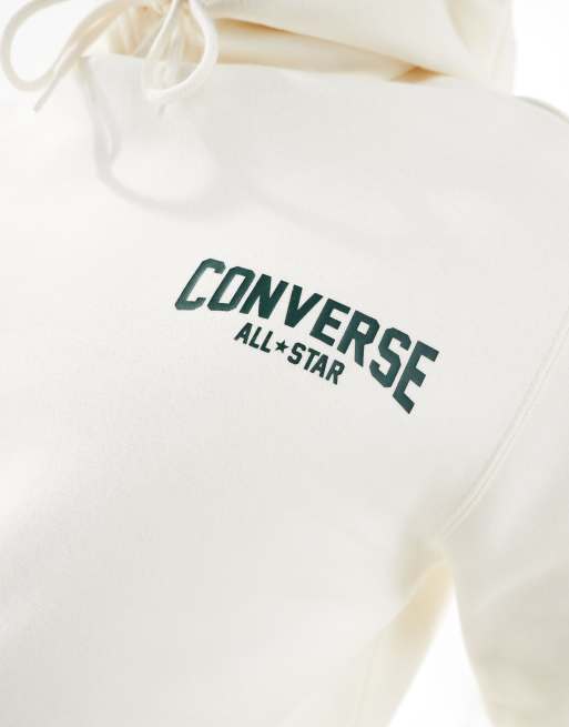 Converse hoodie white outlet
