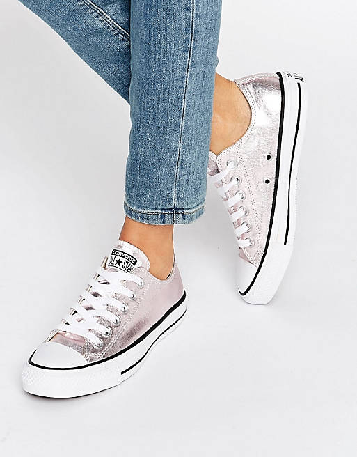 Converse Rose Gold Metallic Chuck Taylor Sneakers مرهم للعيون
