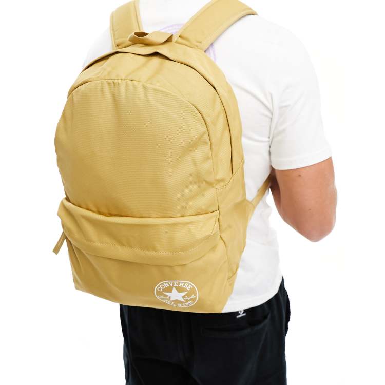 Yellow converse store backpack