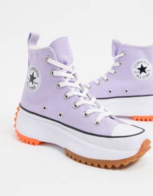 converse femme mauve