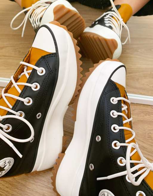 Converse noir et outlet jaune