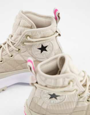 converse plateforme croco