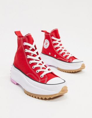 basket style converse rouge