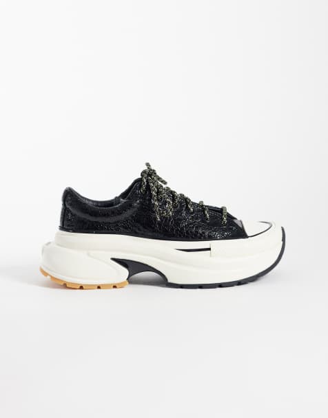 Converse Run Star Crush sneakers in black with double laces - view 1