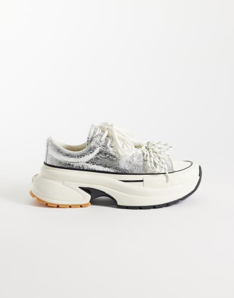 Converse Run Star Crush sneakers in silver - view 1