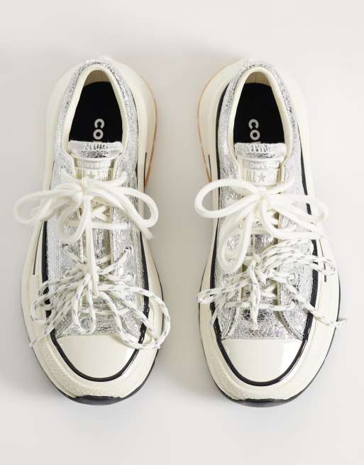 Converse Run Star Crush sneakers in silver, 2 of 5