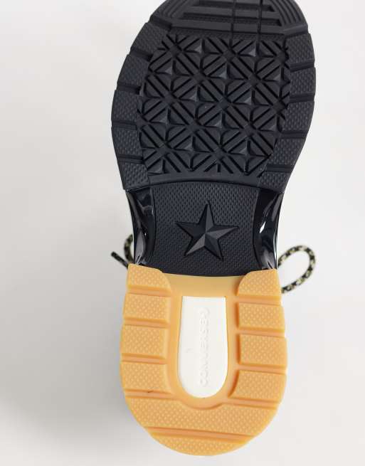 Converse Run Star Crush sneakers in zwart met dubbele veters, 5 van 5