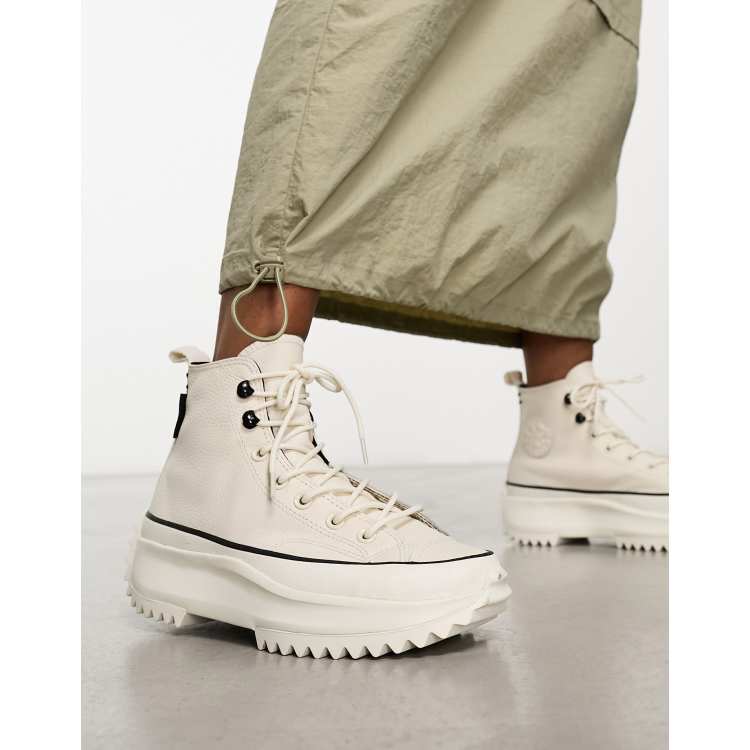 High Top Converse Run Star Hike Ecru Converse Run Star Hike Beige