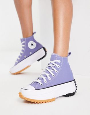 Converse Run Star Hike Hi sneakers in slate lilac - ASOS Price Checker