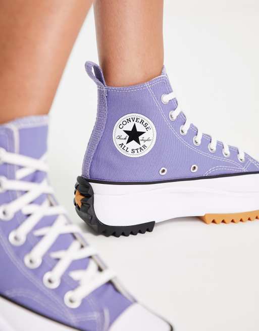 Converse Run Star Hike Baskets montantes Lilas ardoise