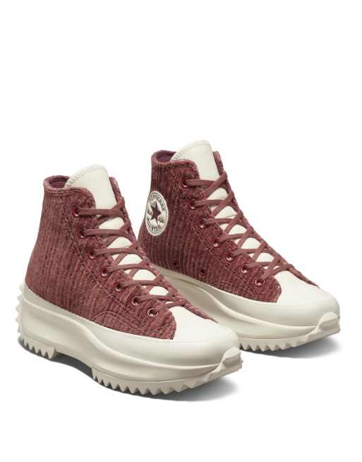 Converse Run Star Hike Cozy Utility sneakers in dark wine