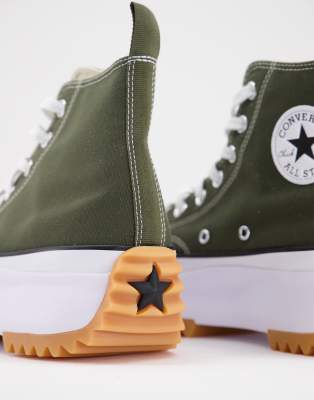 platform khaki converse