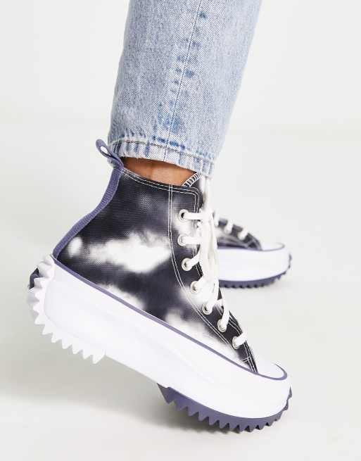 Women's Converse Run Star Hike High Top Platform Sneaker Boots