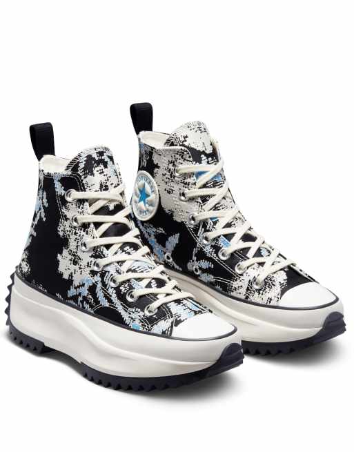 converse metallic floral run star hike