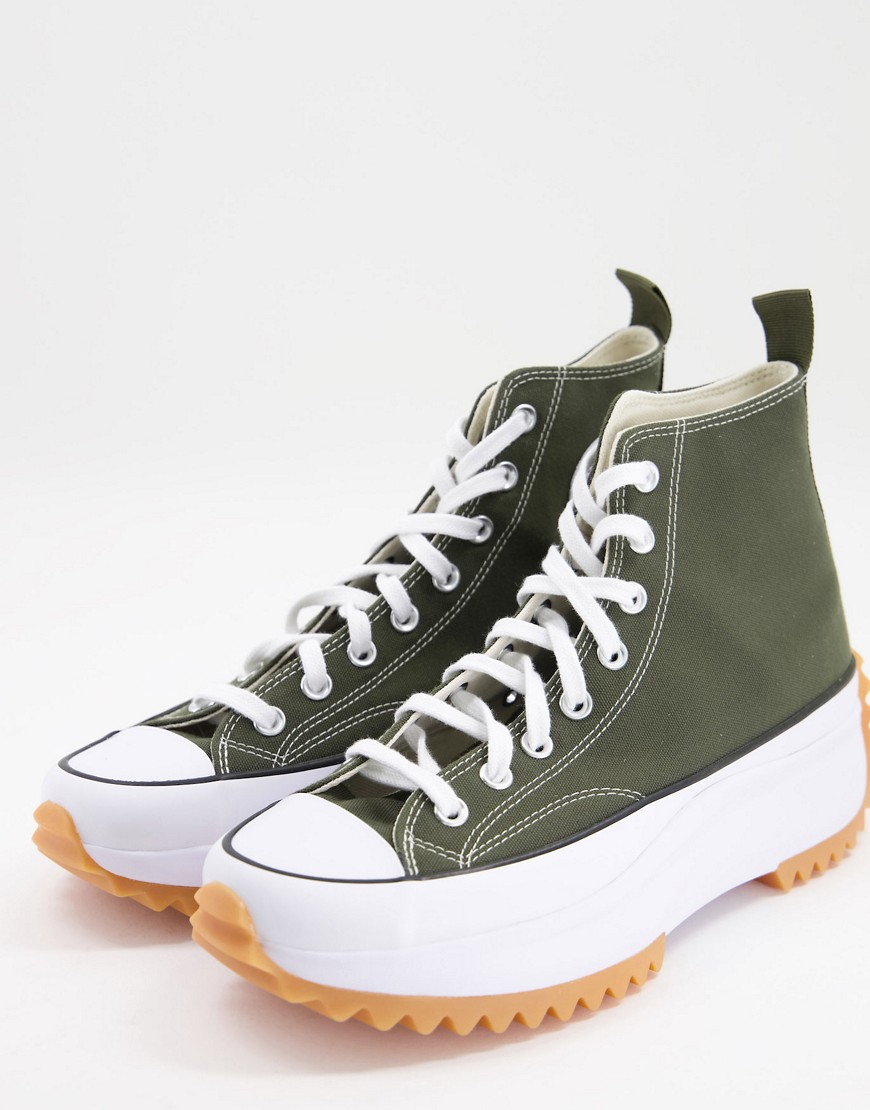Converse - Run Star Hike Hi - Kakigrønne sneakers
