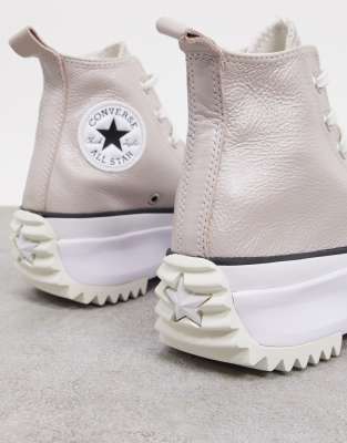 converse run star hike beige