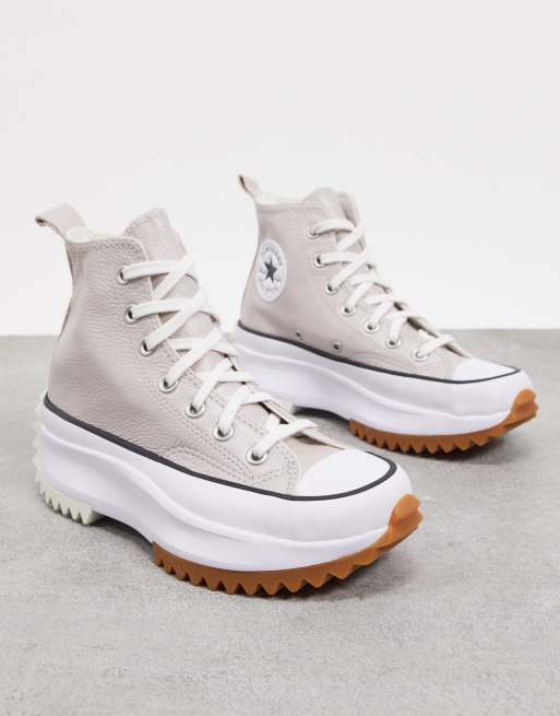 Converse run star discount piel