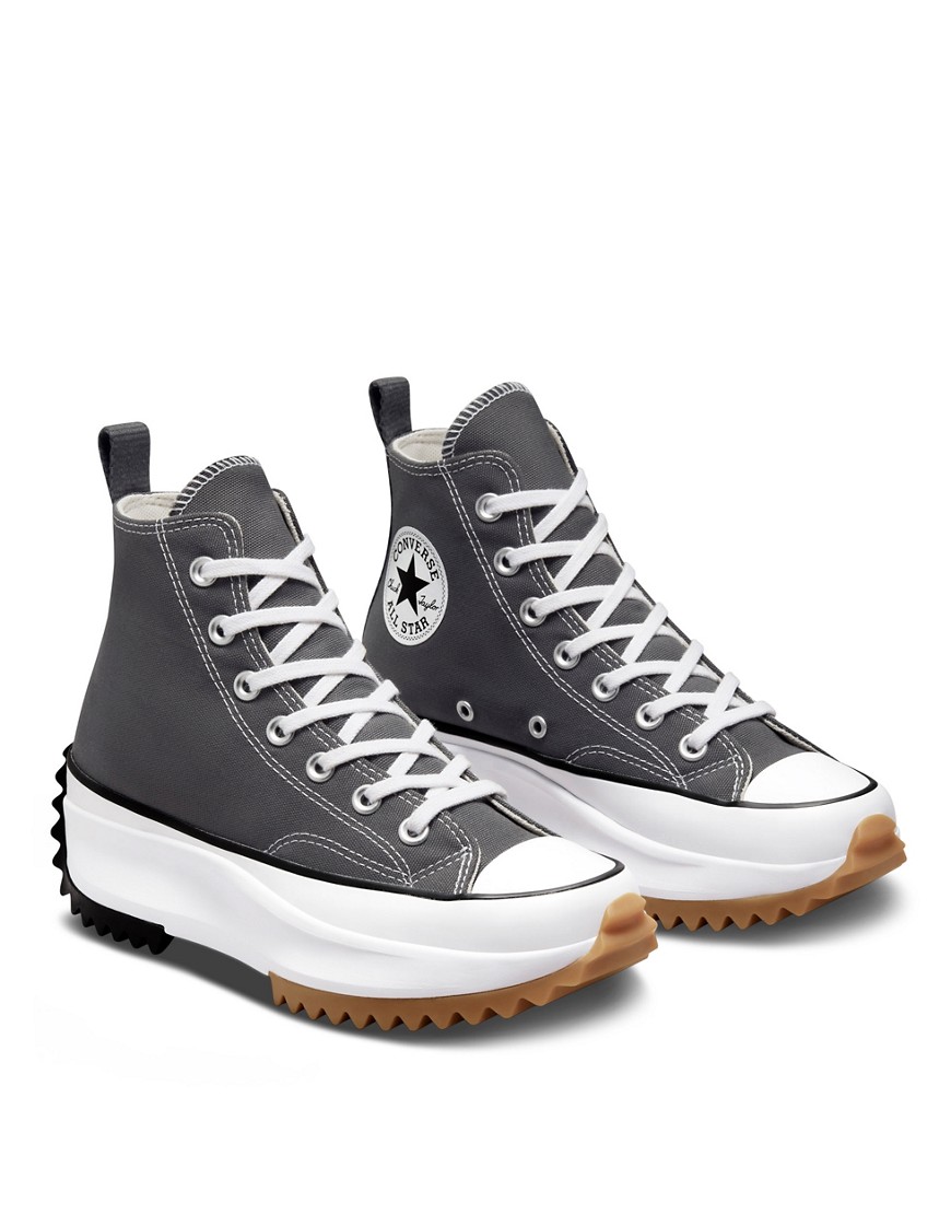 Converse Run Star Hike Hi sneakers in iron gray