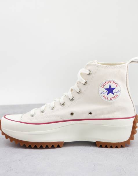 Converse Run Star Hike Hi sneakers in off white - view 1
