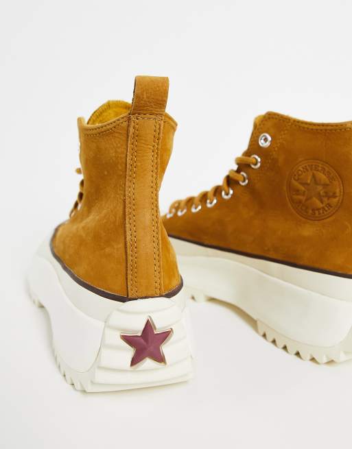 Converse cuoio on sale