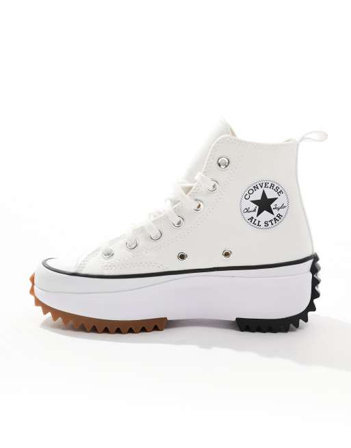 Converse Run Star Hike Hi sneakers in white , 2 of 5