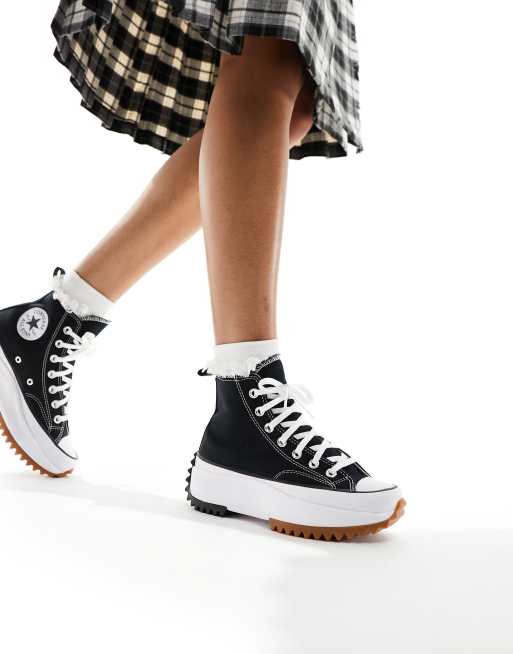 Converse Run Star Hike Hi trainers in black, 2 of 5