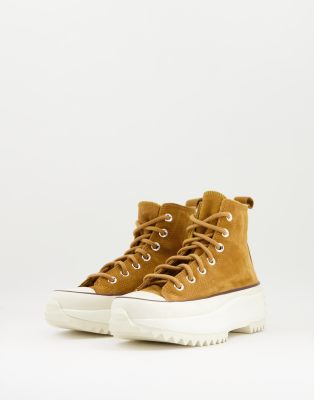 converse run star hike waterproof nubuck high top sneaker boots