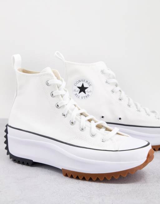 Converse Run Star Hike Hi trainers in white