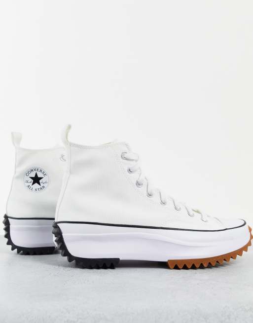 Converse Run Star Hike Hi trainers in white