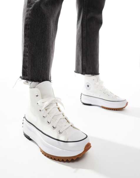 Converse - Run Star Hike Hi - Unisex - Hvide sneakers - view 1