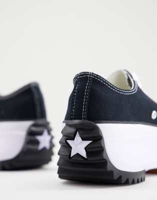 converse hike run negras