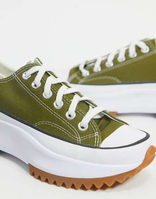 Converse Run Star Hike Ox Baskets Vert kaki