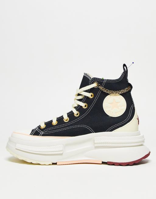 Converse coeur noir hot sale