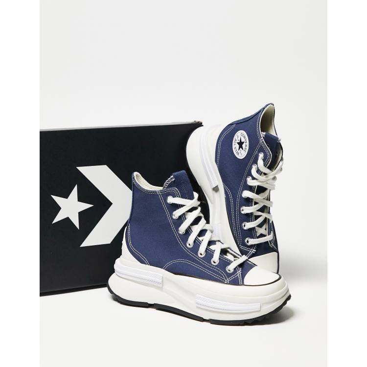 Converse bleu best sale marine plateforme