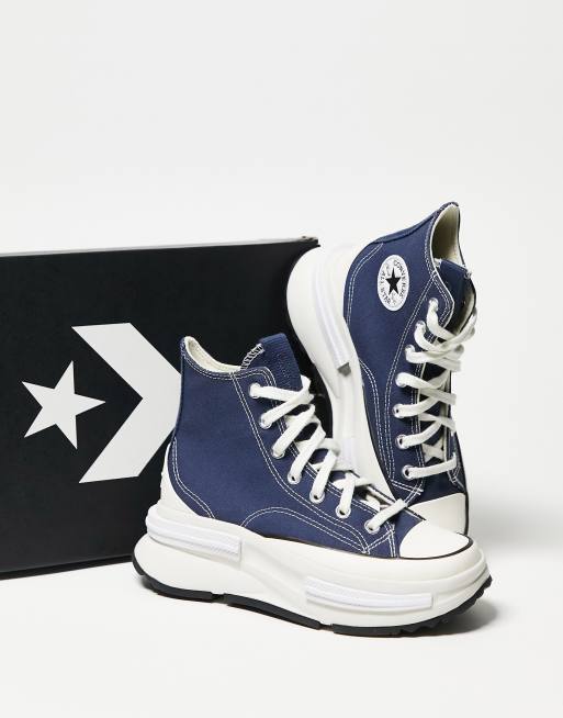 Converse cheap bleu montante