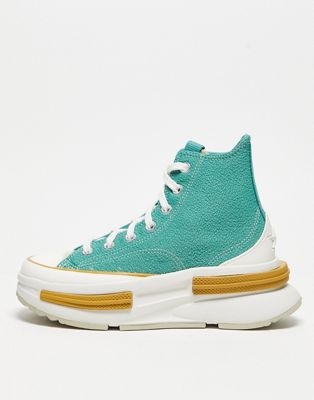 Converse Run Star Legacy CX Hi trainers in teal - ASOS Price Checker