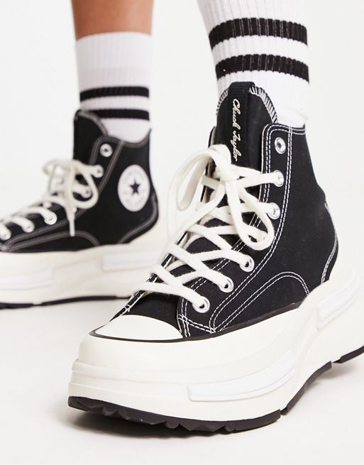 Converse Run Star Legacy CX Hi Future Comfort sneakers in black and white